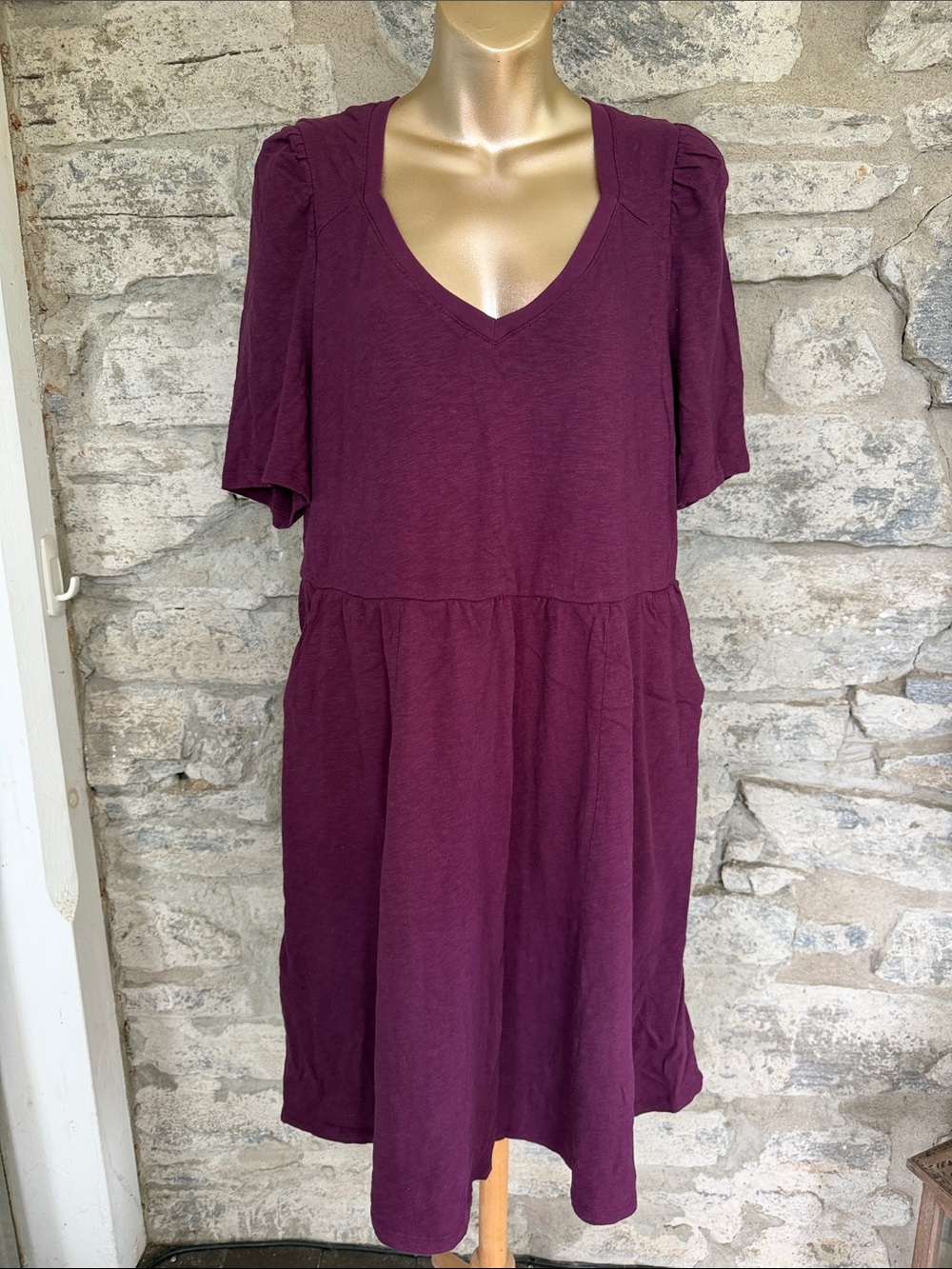 Torrid Plum V neck Dress